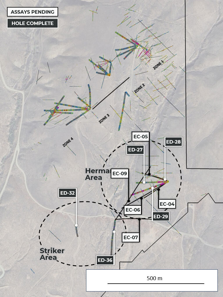Herman & Striker Areas Map