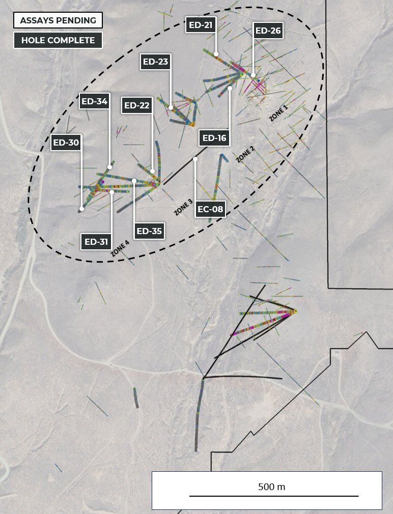 Tyee Area Drilling Map